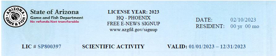 Scientific Activity License